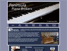 Tablet Screenshot of peninsulapiano.com